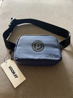 NWT Vooray x Pure Barre Quinn Fanny Pack Crossbody Slate - Flaw